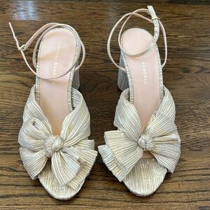 Loeffler Randall Camellia Platinum Bow Heel